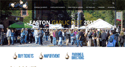 Desktop Screenshot of eastongarlicfest.com